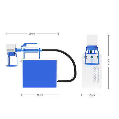 3W 5W 10W Huray JPT UV Printing Machine Split Type Glass Plastic UV Laser Marking Machine