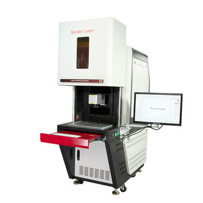 Laser Marker Enclosed Cabinet 30W Fiber Laser Marking Machine For Ruler Hardware Tools
