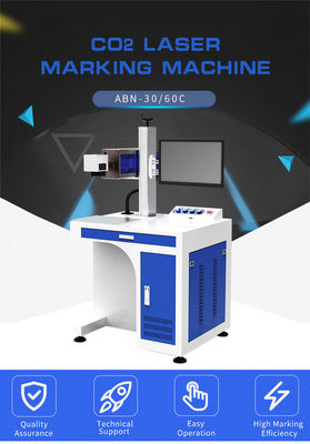 Cnc Air Cooling Co2 Marking Machine 30w For Non Metal Materials